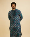 Teal Blue Elegance Kurta Pajama